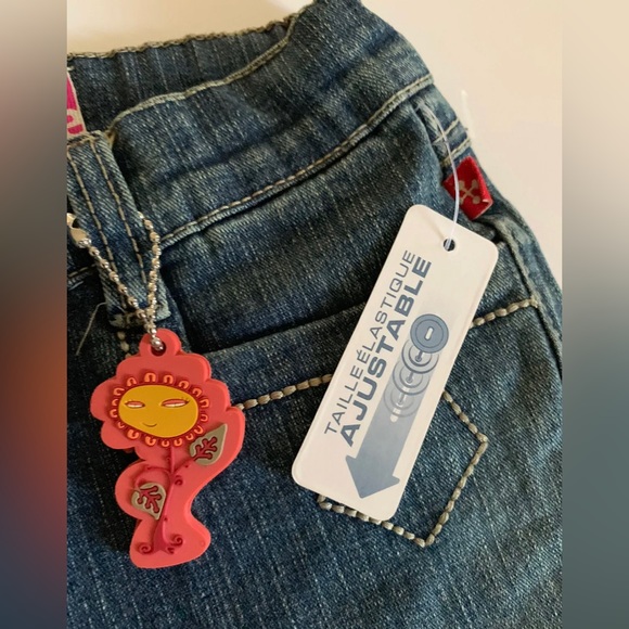 NWT, Girls Juliette Jeans, Size 4 Reg, Adjustible Waistband Blue. NEW w/TAGS! - Picture 3 of 8